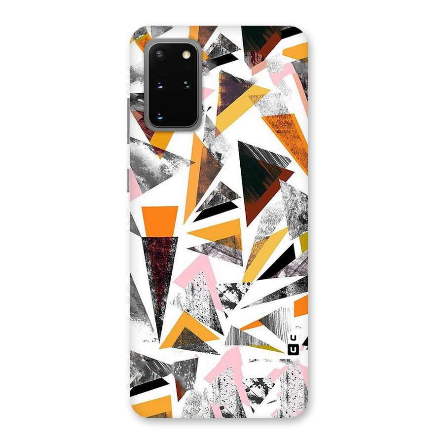 Abstract Sketchy Triangles Back Case for Galaxy S20 Plus