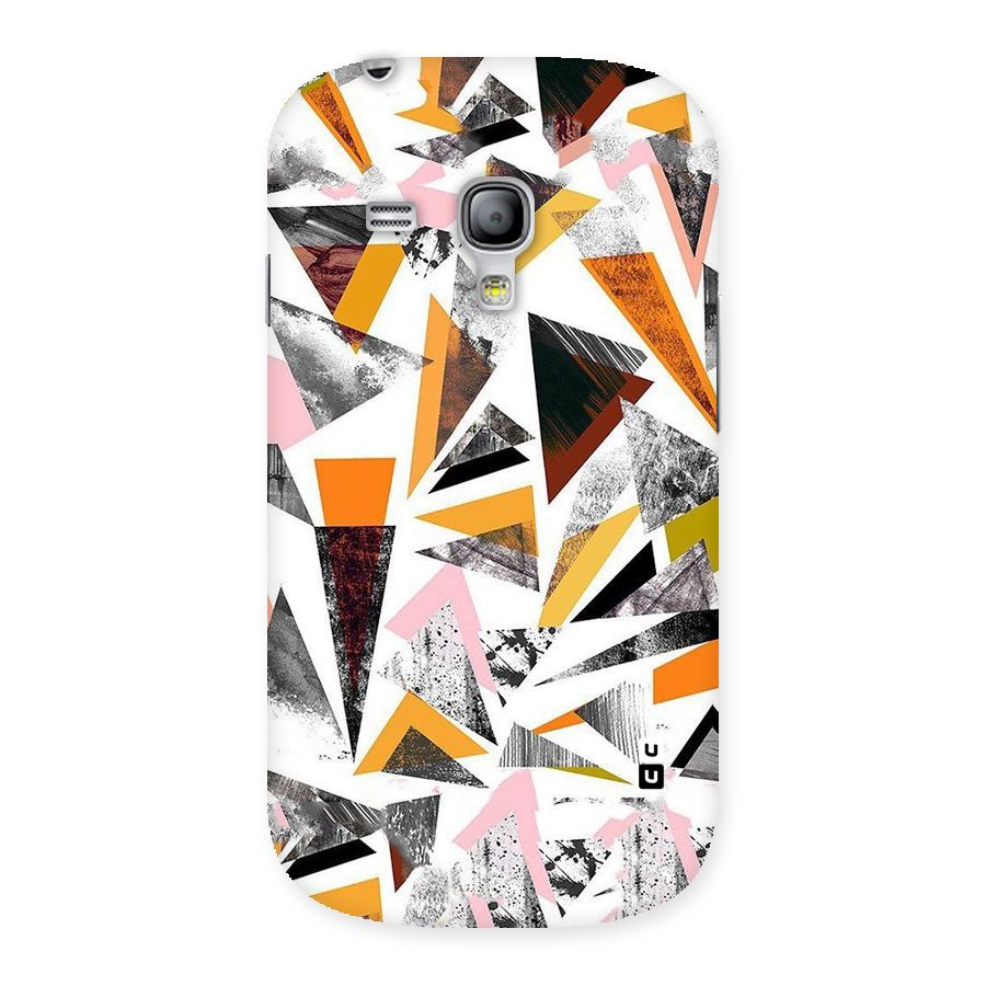Abstract Sketchy Triangles Back Case for Galaxy S3 Mini