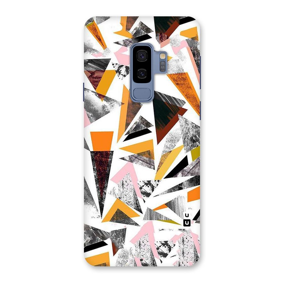Abstract Sketchy Triangles Back Case for Galaxy S9 Plus