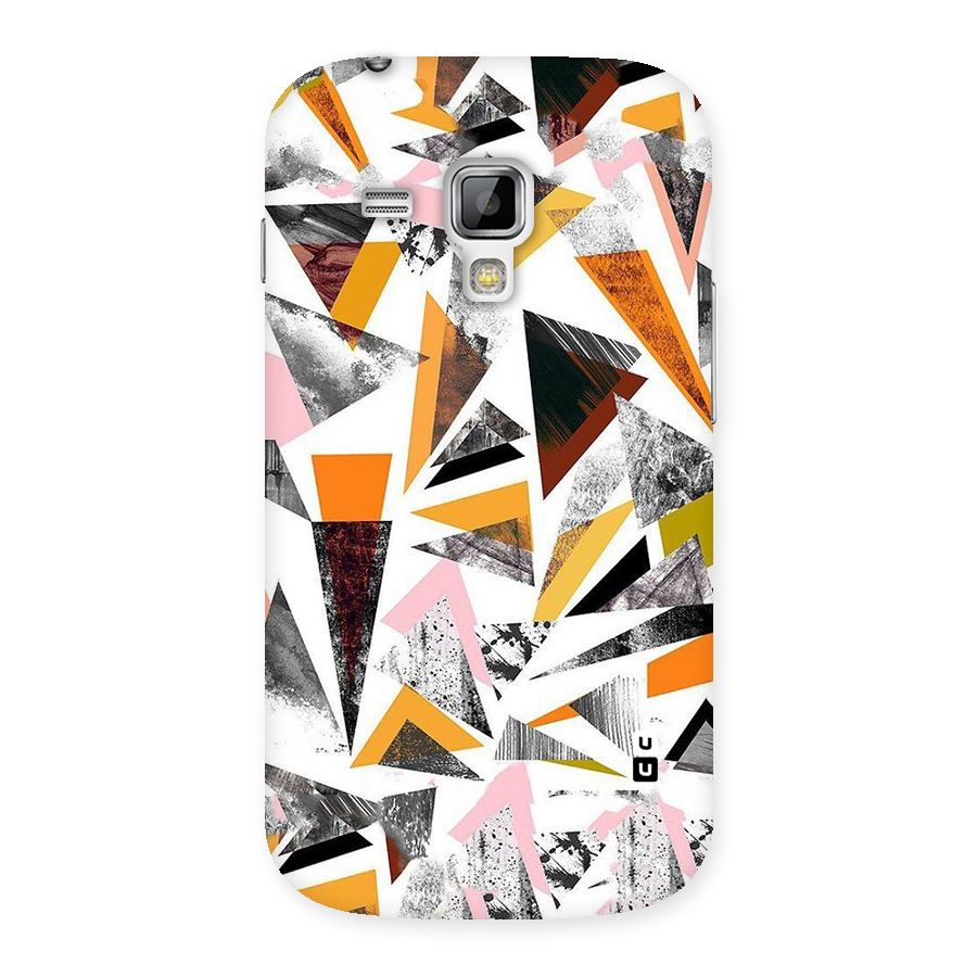 Abstract Sketchy Triangles Back Case for Galaxy S Duos