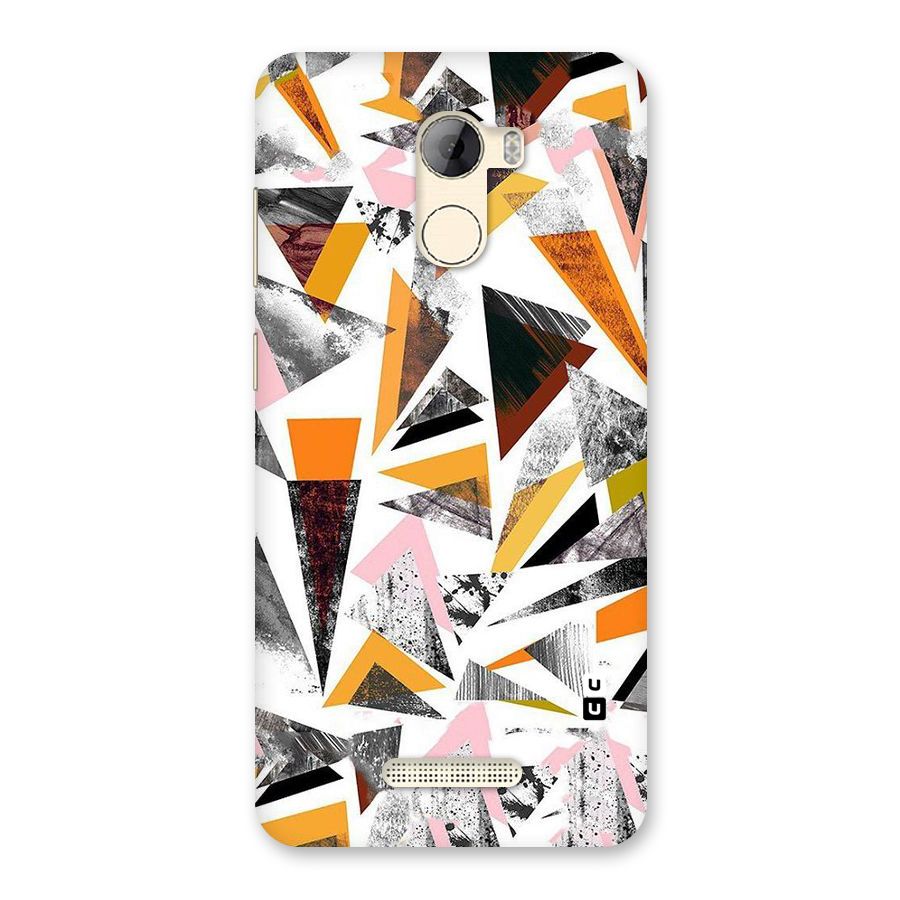 Abstract Sketchy Triangles Back Case for Gionee A1 LIte