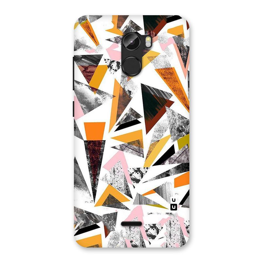 Abstract Sketchy Triangles Back Case for Gionee X1