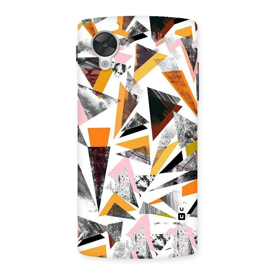 Abstract Sketchy Triangles Back Case for Google Nexsus 5
