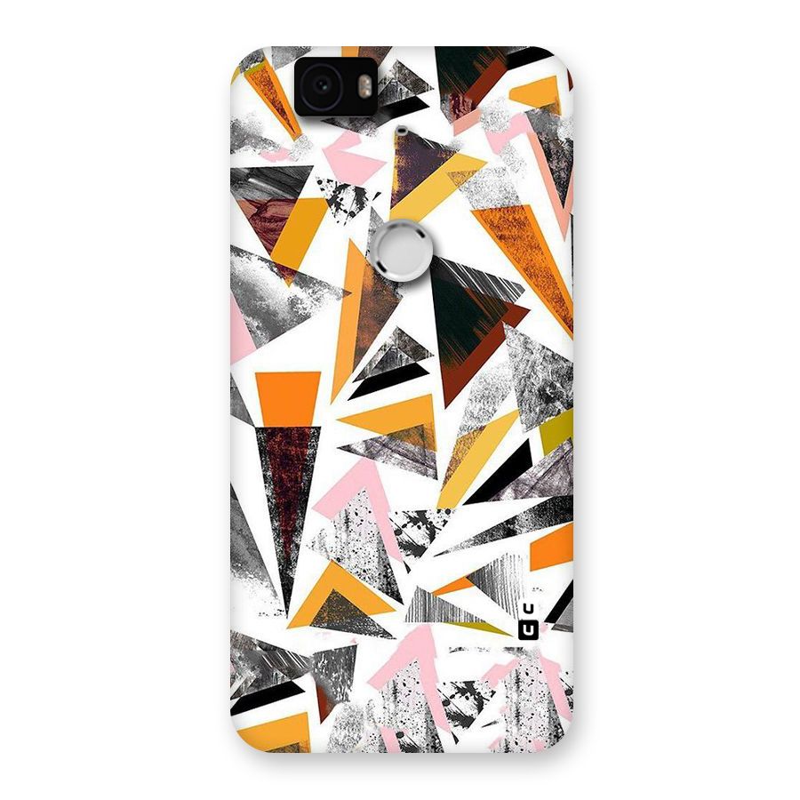 Abstract Sketchy Triangles Back Case for Google Nexus-6P