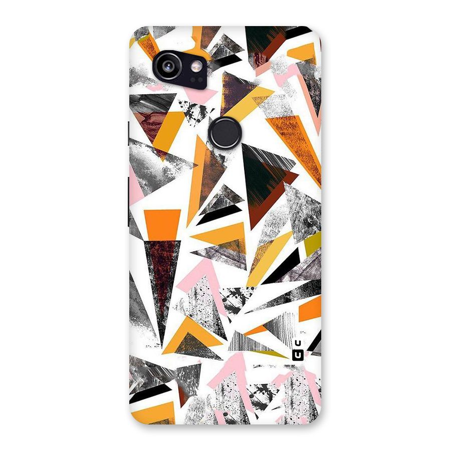 Abstract Sketchy Triangles Back Case for Google Pixel 2 XL