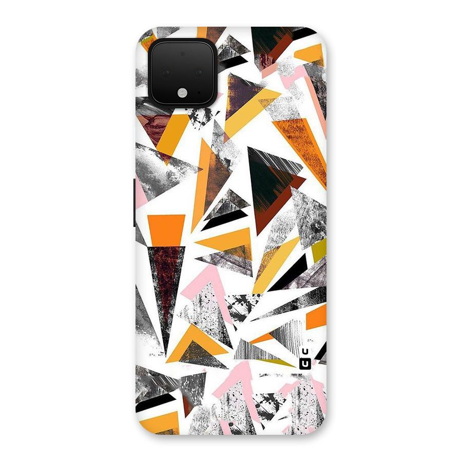 Abstract Sketchy Triangles Back Case for Google Pixel 4 XL