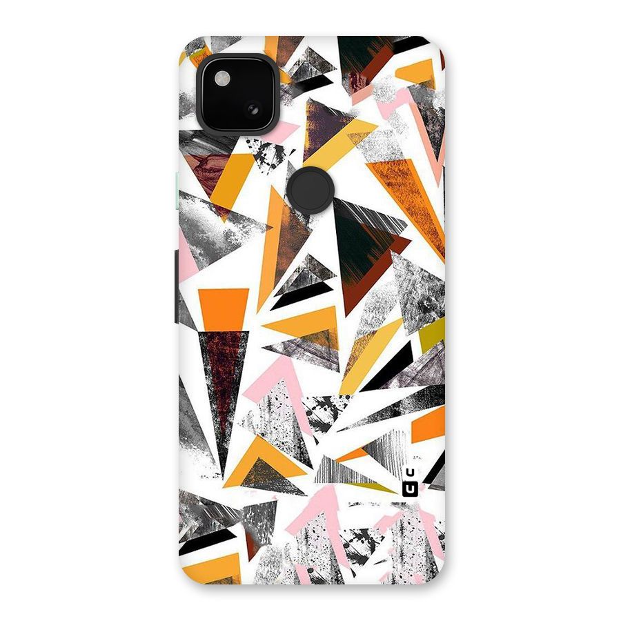 Abstract Sketchy Triangles Back Case for Google Pixel 4a