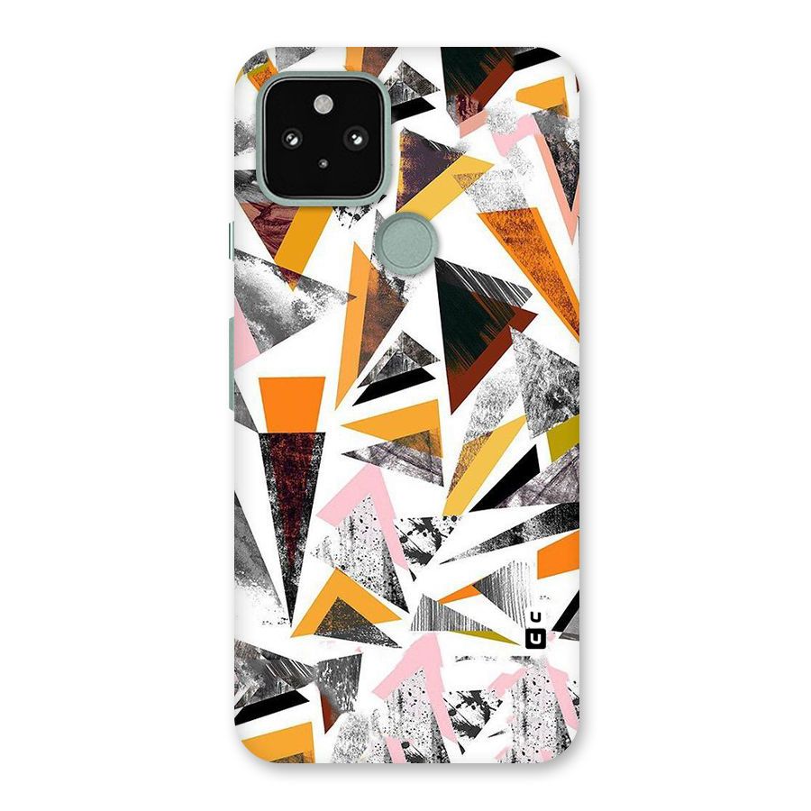 Abstract Sketchy Triangles Back Case for Google Pixel 5