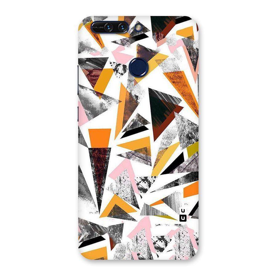 Abstract Sketchy Triangles Back Case for Honor 8 Pro