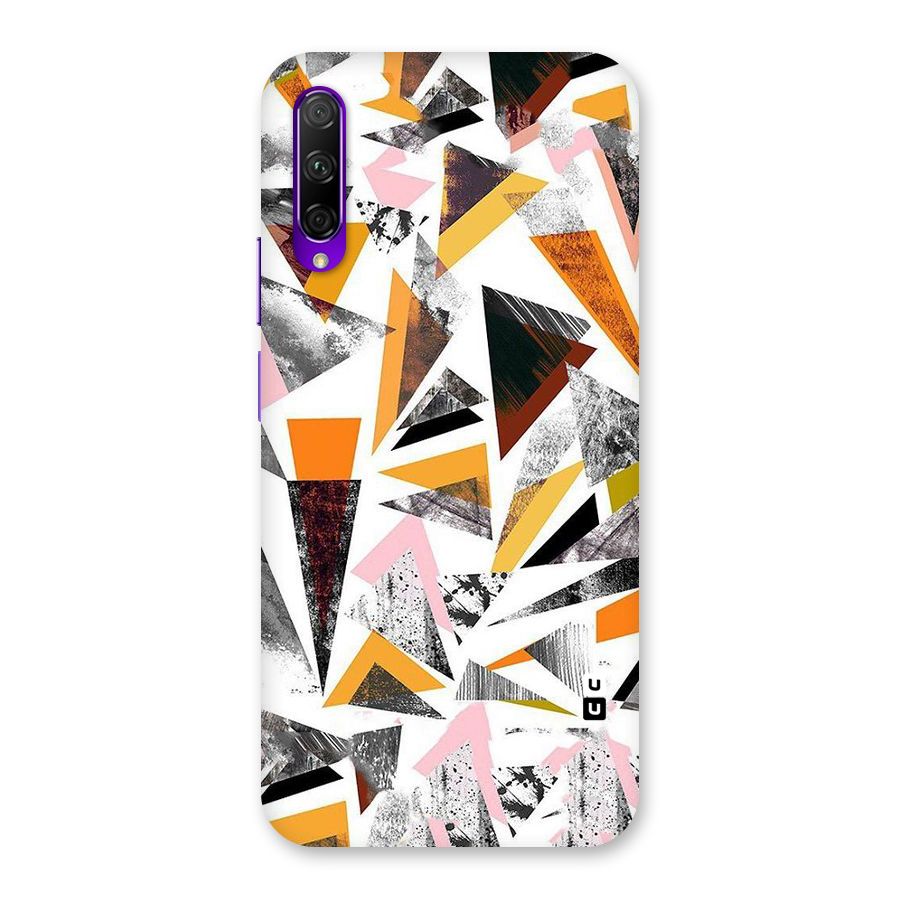 Abstract Sketchy Triangles Back Case for Honor 9X Pro
