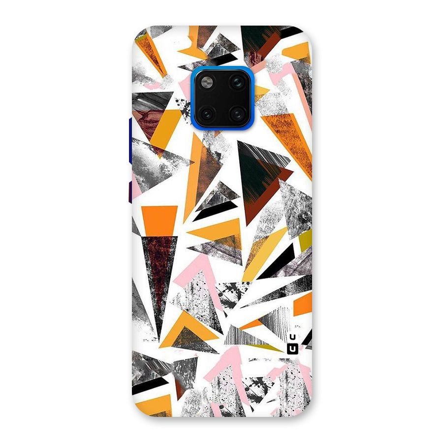 Abstract Sketchy Triangles Back Case for Huawei Mate 20 Pro