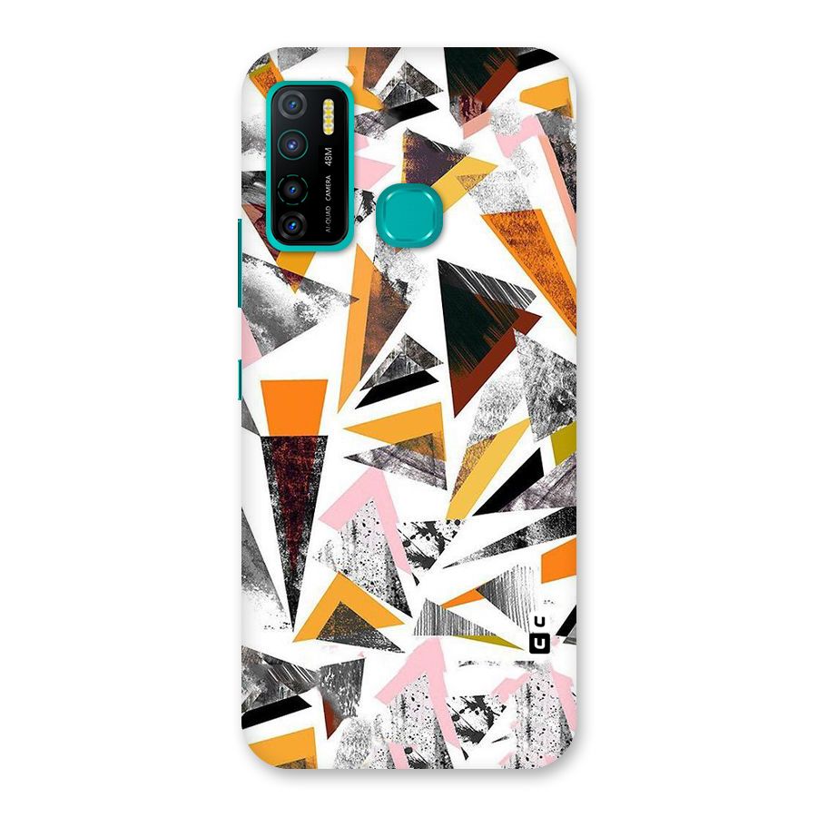 Abstract Sketchy Triangles Back Case for Infinix Hot 9 Pro