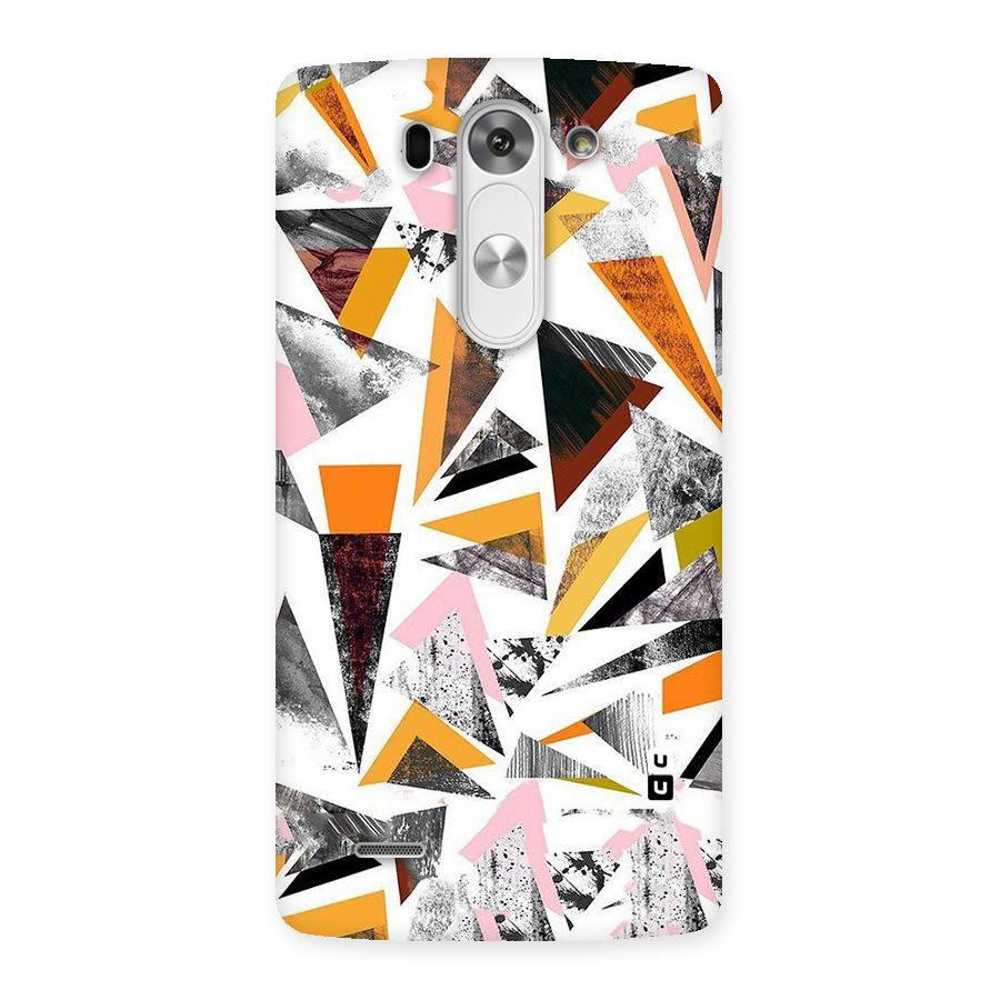 Abstract Sketchy Triangles Back Case for LG G3 Mini
