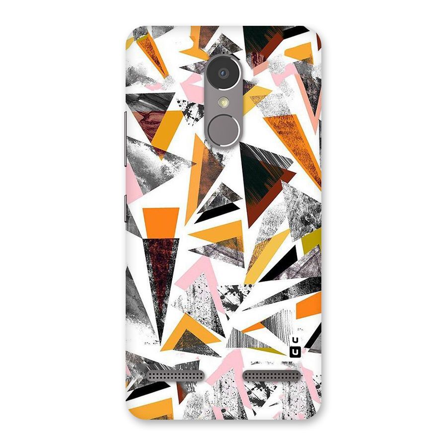 Abstract Sketchy Triangles Back Case for Lenovo K6