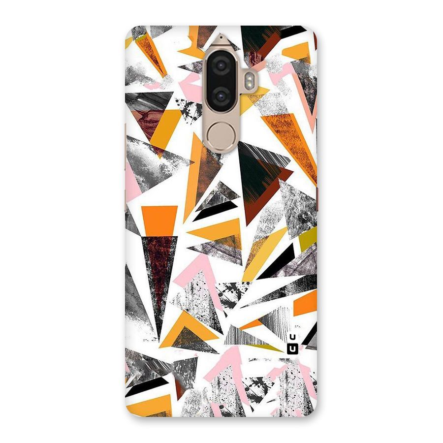 Abstract Sketchy Triangles Back Case for Lenovo K8 Note