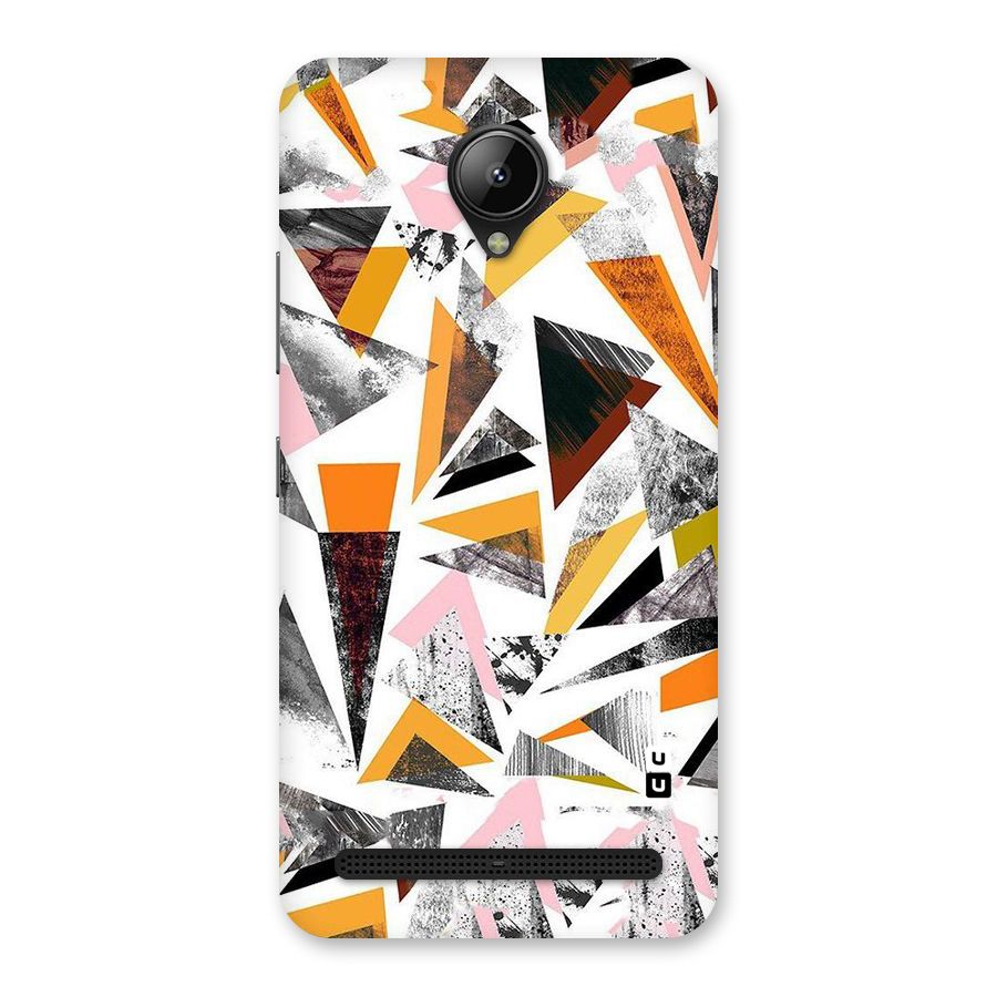 Abstract Sketchy Triangles Back Case for Lenovo C2