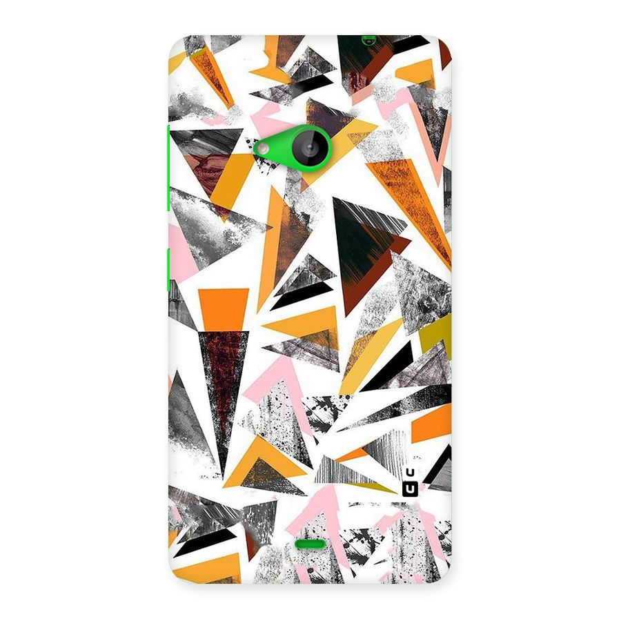 Abstract Sketchy Triangles Back Case for Lumia 535