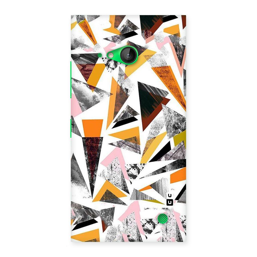 Abstract Sketchy Triangles Back Case for Lumia 730