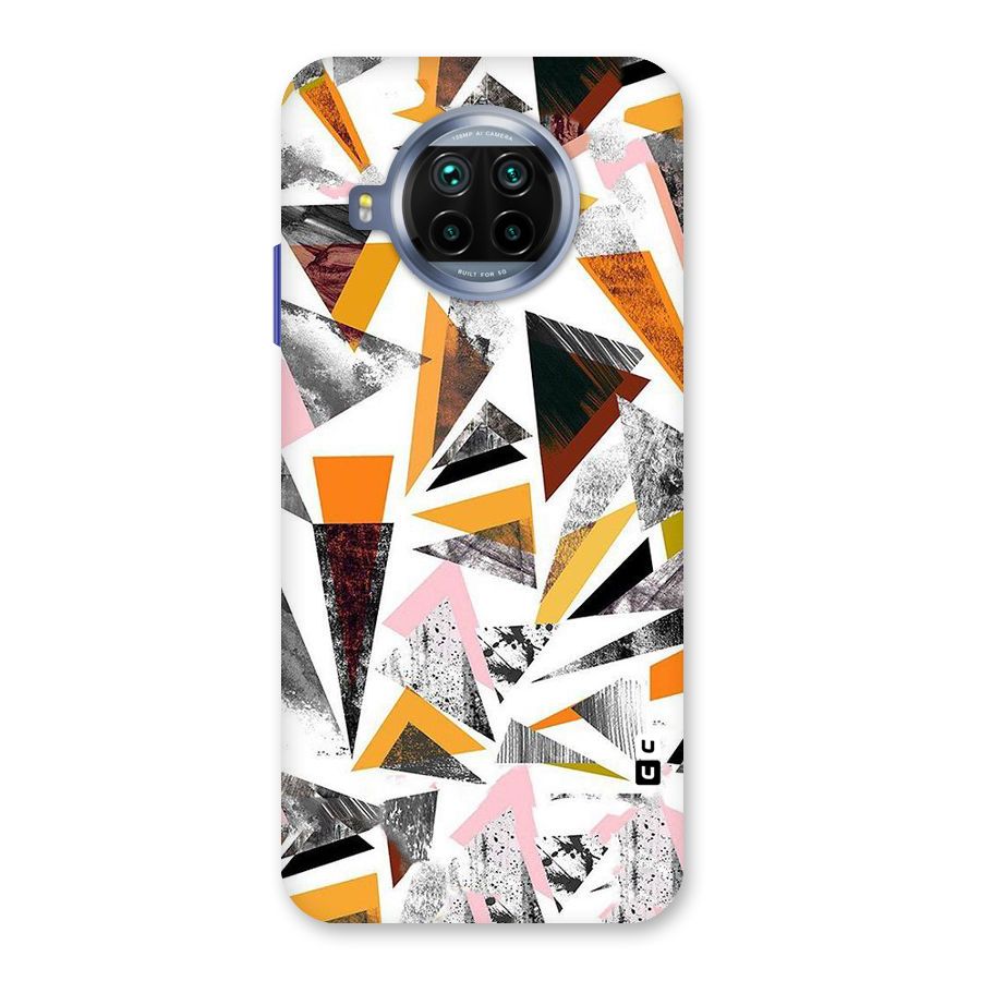Abstract Sketchy Triangles Back Case for Mi 10i
