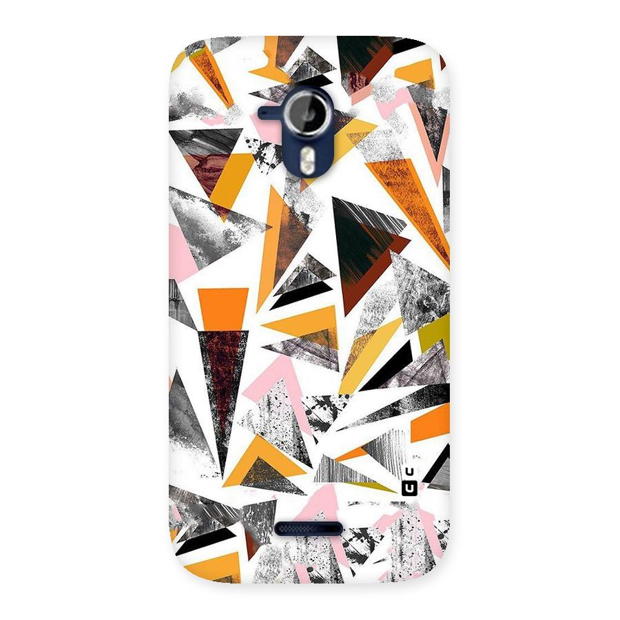 Abstract Sketchy Triangles Back Case for Micromax Canvas Magnus A117