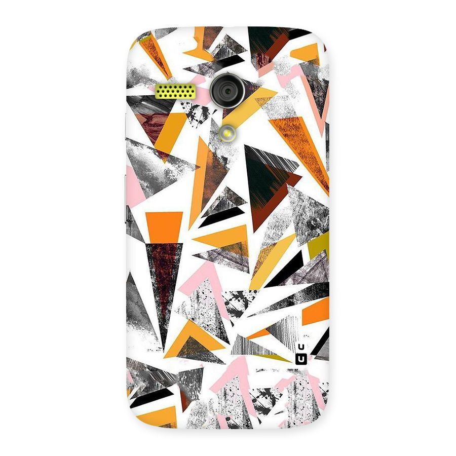 Abstract Sketchy Triangles Back Case for Moto G