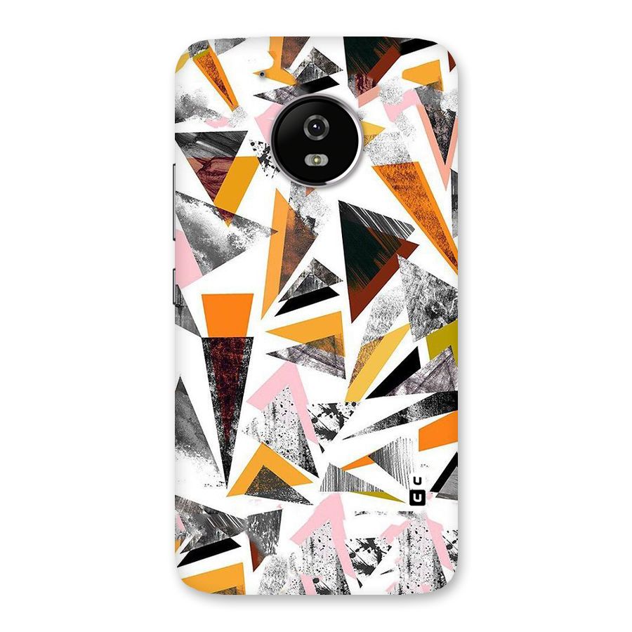 Abstract Sketchy Triangles Back Case for Moto G5