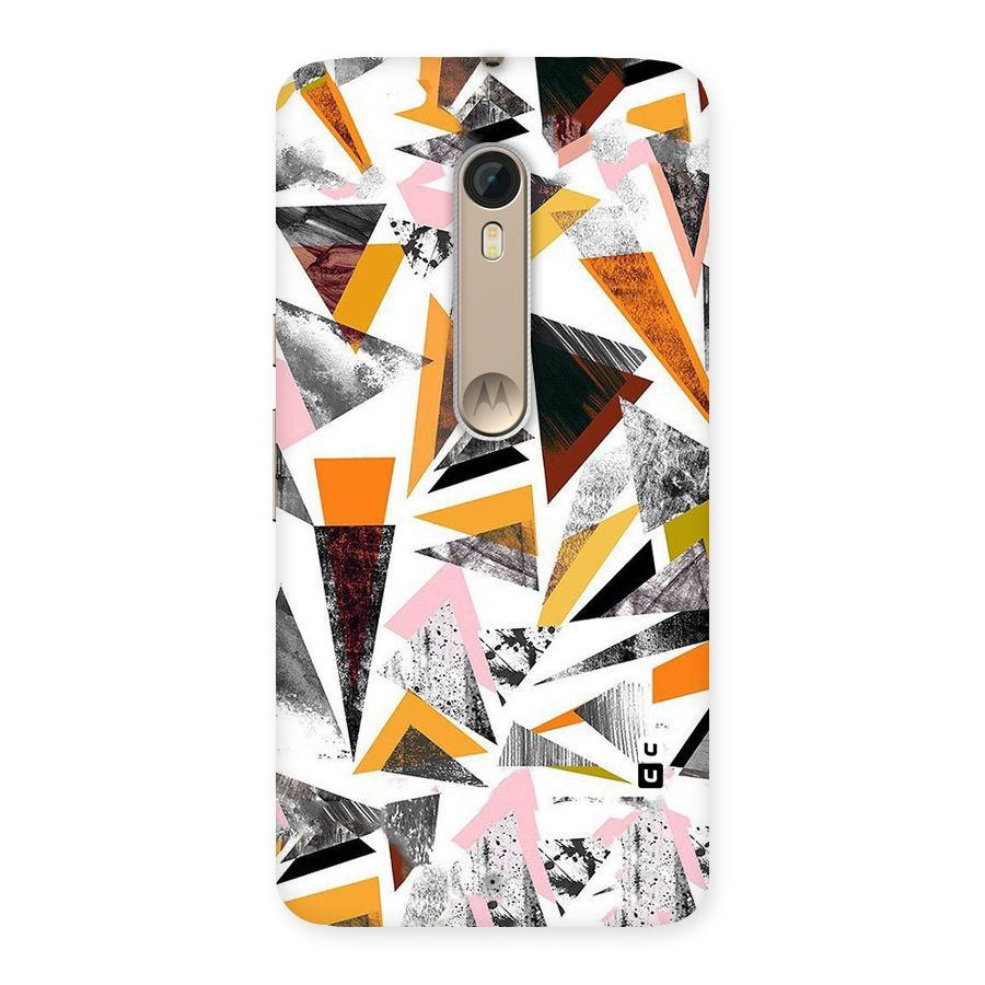 Abstract Sketchy Triangles Back Case for Motorola Moto X Style