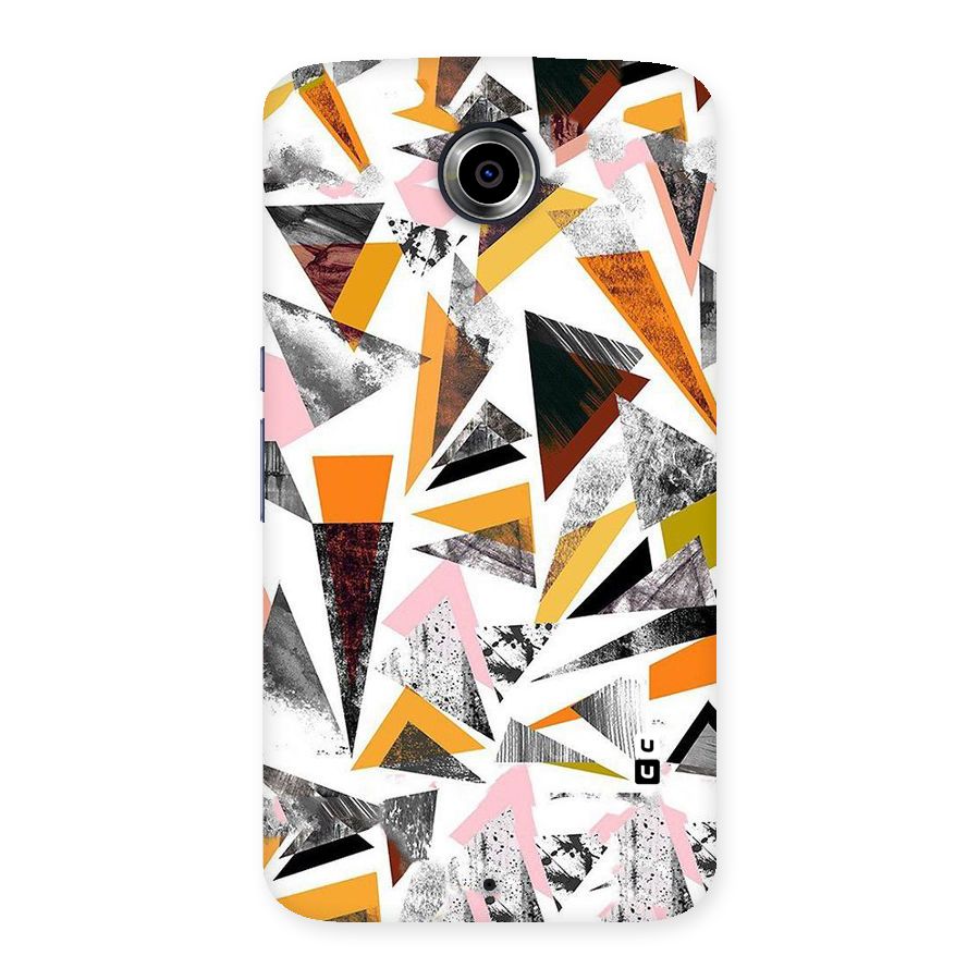 Abstract Sketchy Triangles Back Case for Nexsus 6