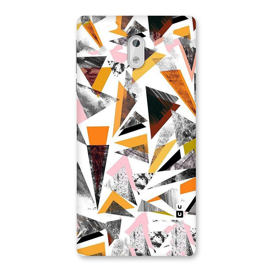Abstract Sketchy Triangles Back Case for Nokia 3