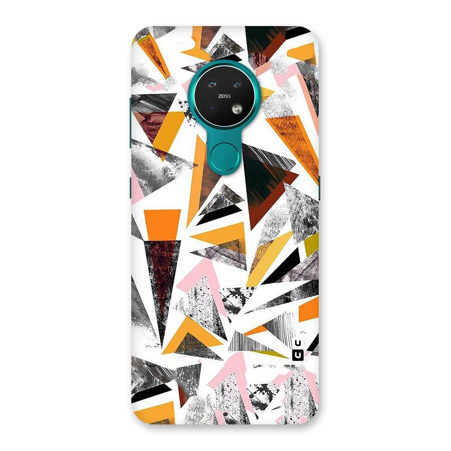 Abstract Sketchy Triangles Back Case for Nokia 7.2
