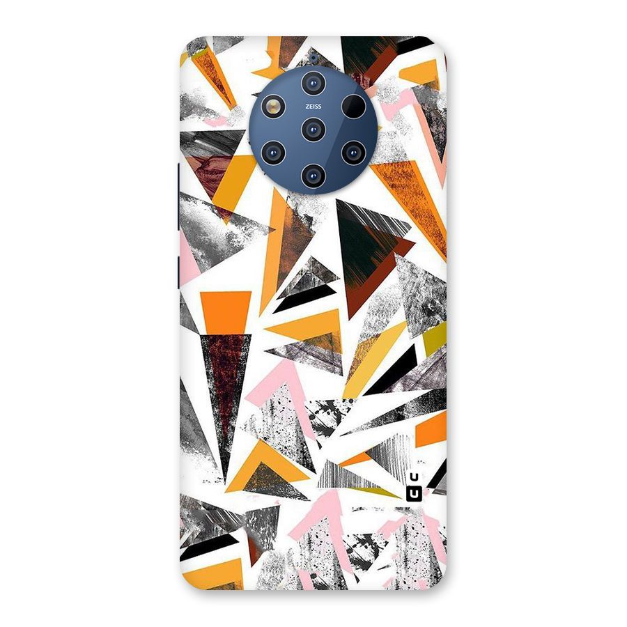 Abstract Sketchy Triangles Back Case for Nokia 9 PureView