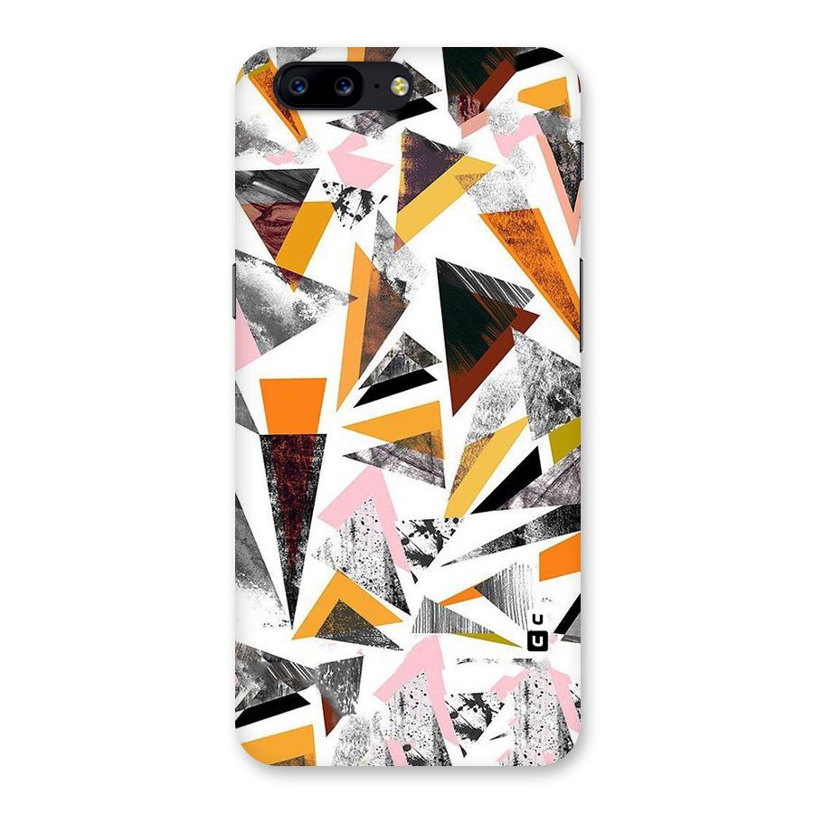 Abstract Sketchy Triangles Back Case for OnePlus 5