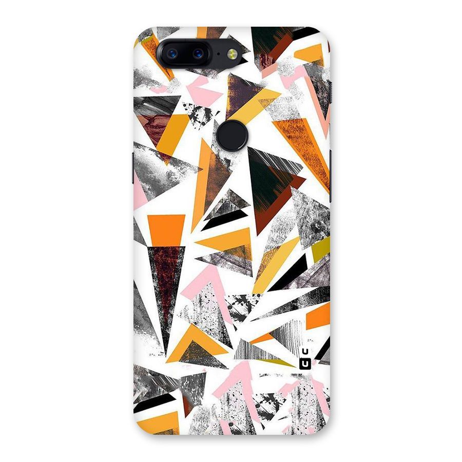 Abstract Sketchy Triangles Back Case for OnePlus 5T