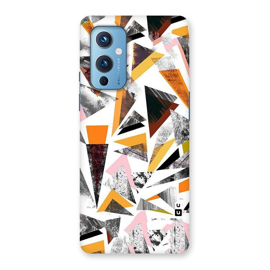 Abstract Sketchy Triangles Back Case for OnePlus 9