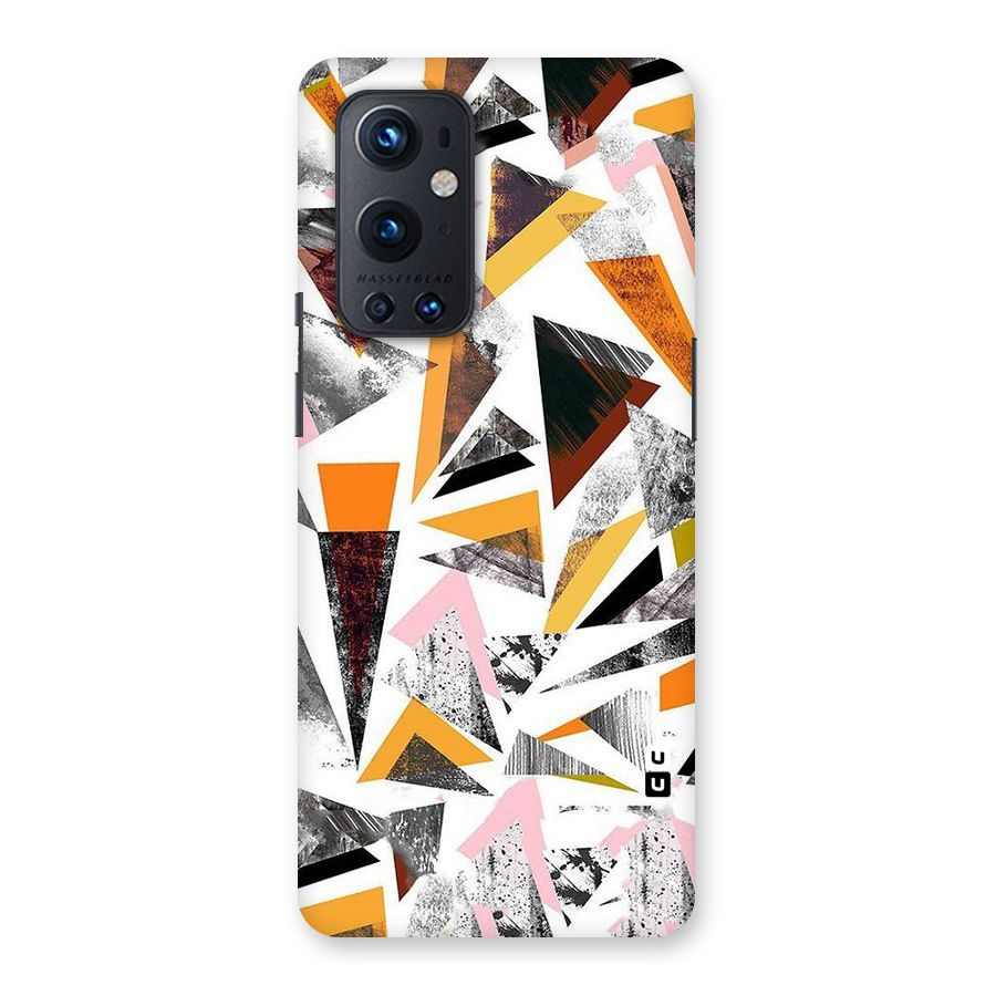 Abstract Sketchy Triangles Back Case for OnePlus 9 Pro