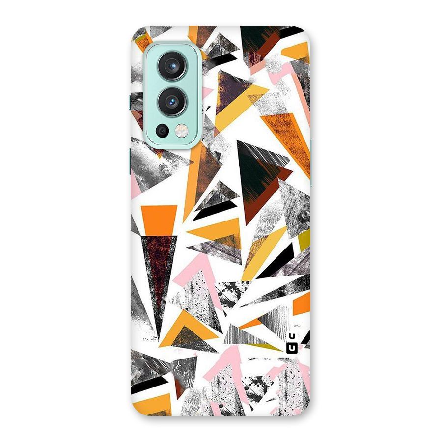 Abstract Sketchy Triangles Back Case for OnePlus Nord 2 5G