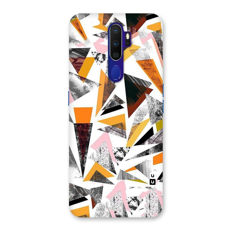 Abstract Sketchy Triangles Back Case for Oppo A9 (2020)