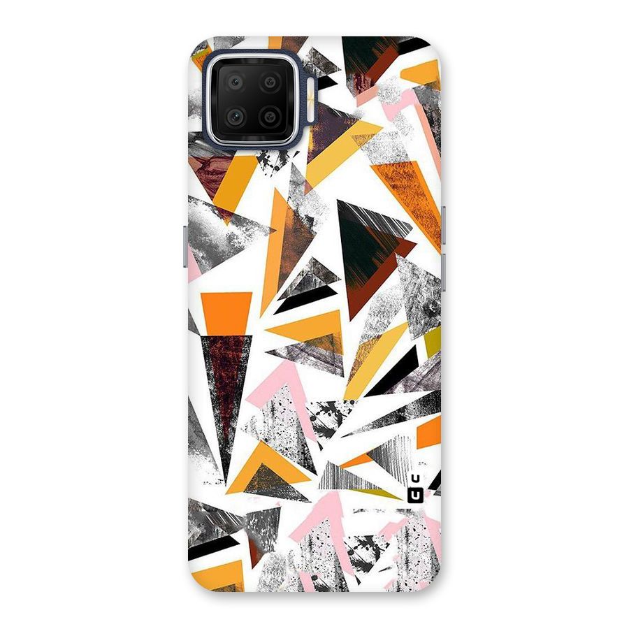 Abstract Sketchy Triangles Back Case for Oppo F17