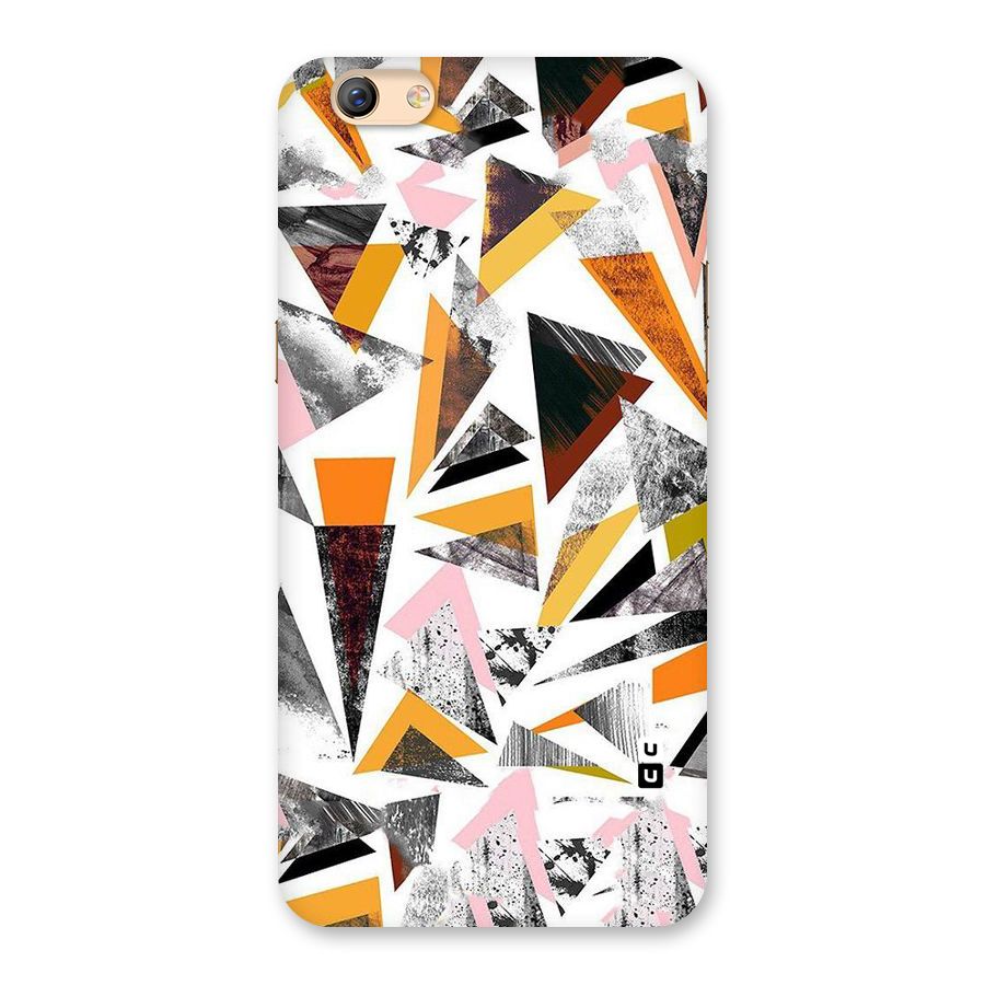 Abstract Sketchy Triangles Back Case for Oppo F3 Plus