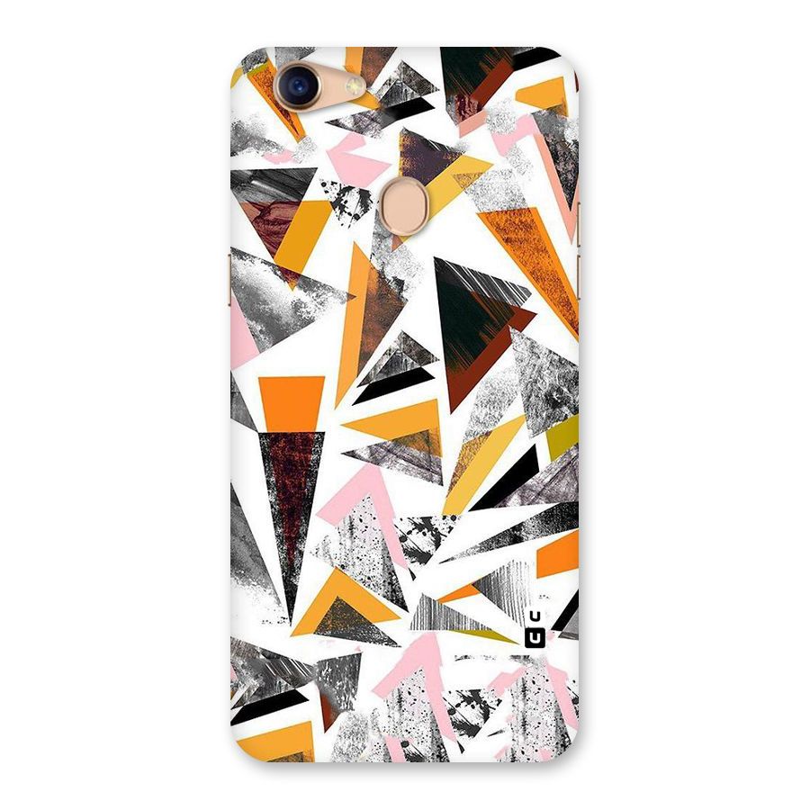 Abstract Sketchy Triangles Back Case for Oppo F5