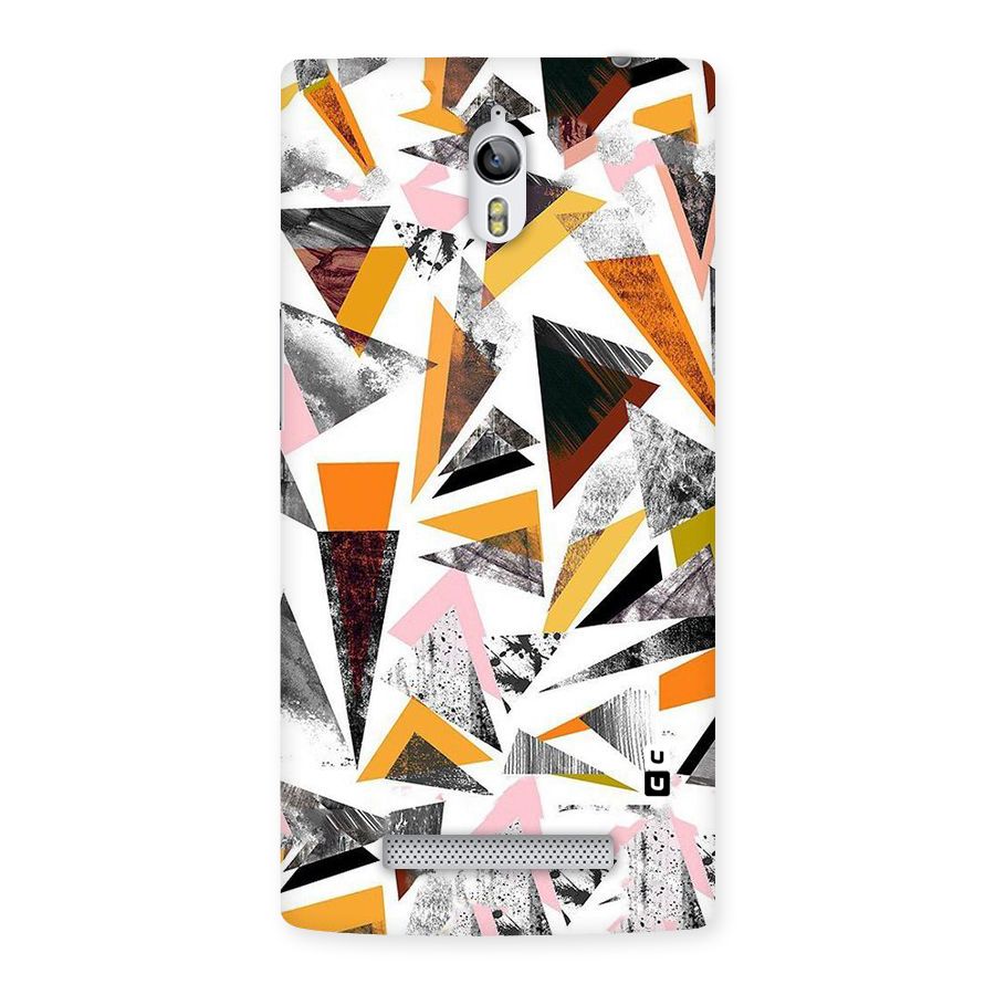 Abstract Sketchy Triangles Back Case for Oppo Find 7