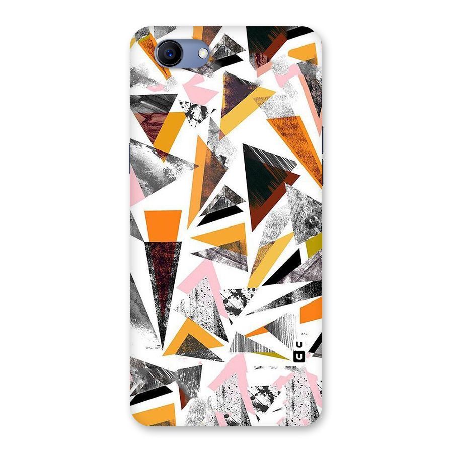 Abstract Sketchy Triangles Back Case for Oppo Realme 1