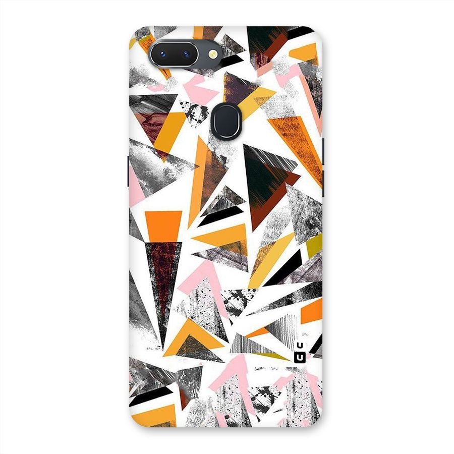 Abstract Sketchy Triangles Back Case for Oppo Realme 2