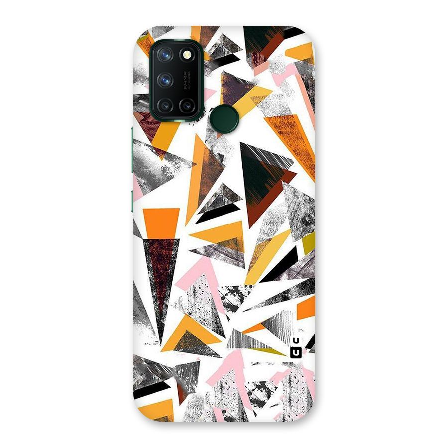 Abstract Sketchy Triangles Back Case for Realme 7i