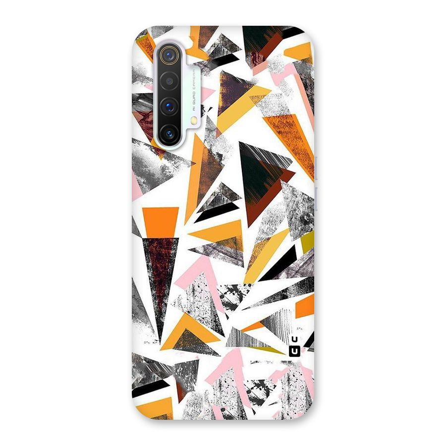 Abstract Sketchy Triangles Back Case for Realme X3