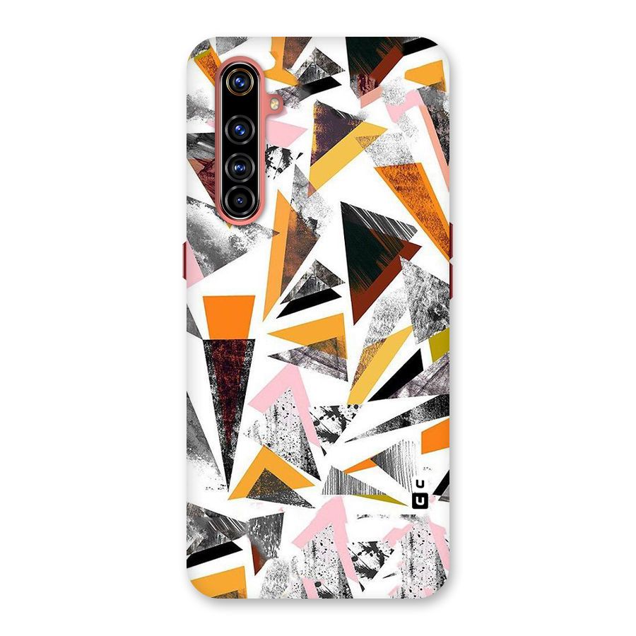 Abstract Sketchy Triangles Back Case for Realme X50 Pro