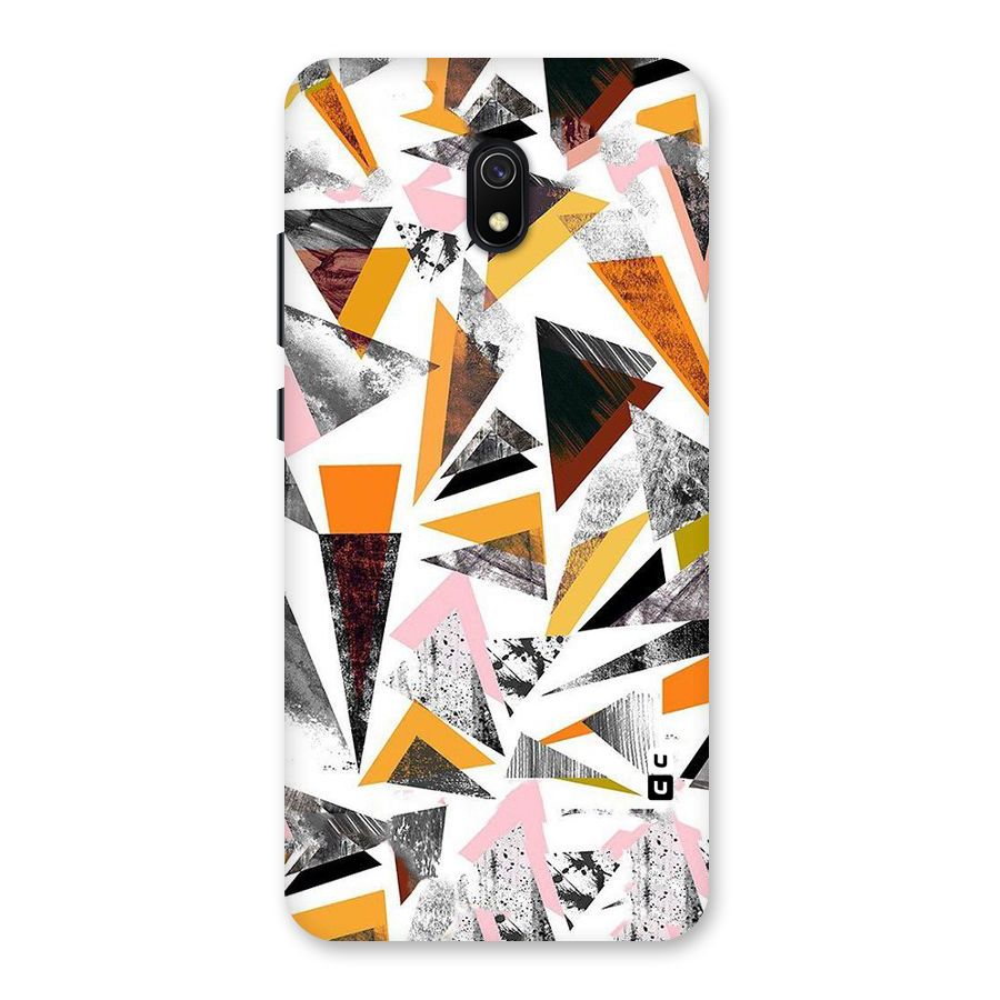Abstract Sketchy Triangles Back Case for Redmi 8A