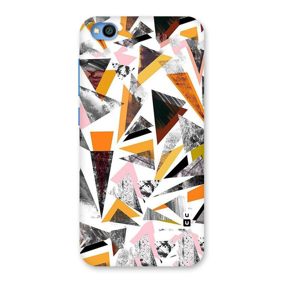 Abstract Sketchy Triangles Back Case for Redmi Go