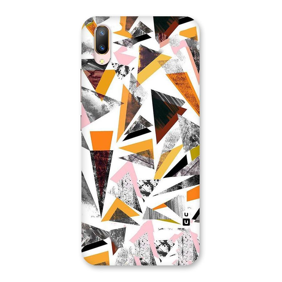 Abstract Sketchy Triangles Back Case for Vivo V11 Pro