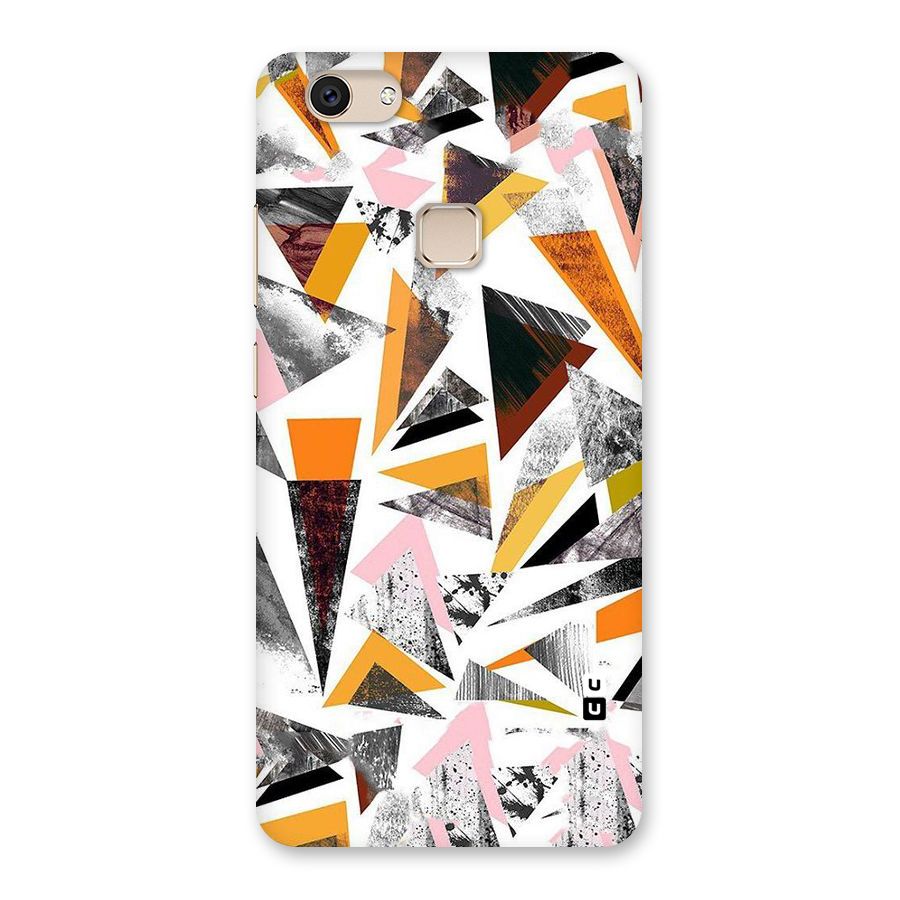 Abstract Sketchy Triangles Back Case for Vivo V7